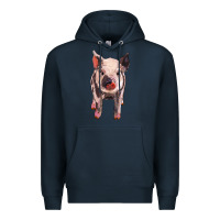 Navy pig Premium Hoodie - BarkalooDesign