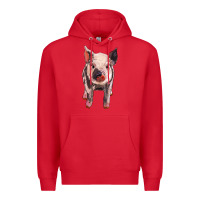Red pig Premium Hoodie - BarkalooDesign