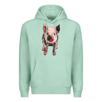 Seafoam pig Premium Hoodie - BarkalooDesign