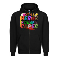 Black not all heros wear capes Zipper Hoodie - Zillion Design Studio