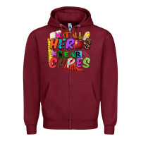Burgundy not all heros wear capes Zipper Hoodie - Zillion Design Studio