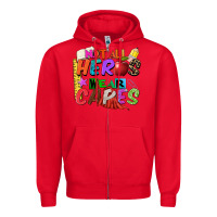 Red not all heros wear capes Zipper Hoodie - Zillion Design Studio