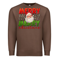 Chestnut Merry Christmas Santa Premium Sweatshirt - FaDigitalArtStudio