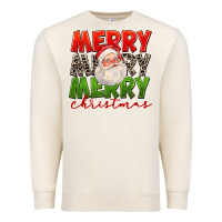 Sandshell Merry Christmas Santa Premium Sweatshirt - FaDigitalArtStudio