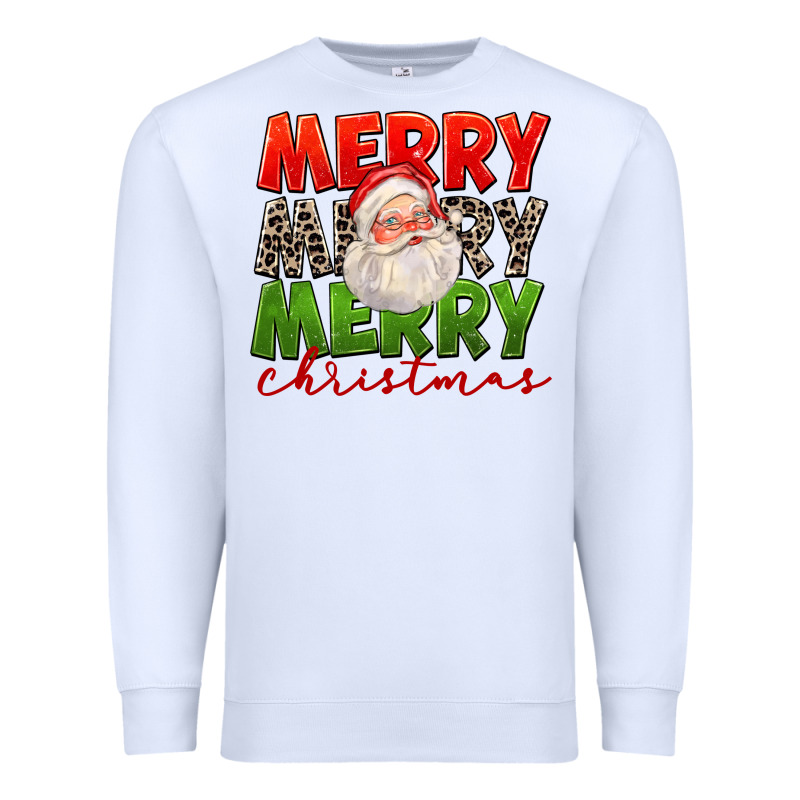 Merry Christmas Santa Premium Sweatshirt by FaDigitalArtStudio | Teevron