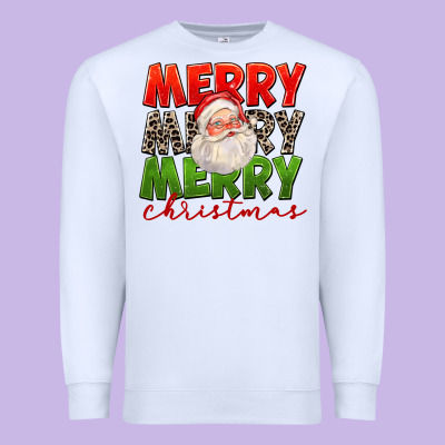 Merry Christmas Santa Premium Sweatshirt Designed By Fadigitalartstudio