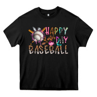 Black happy easter day baseball Heavy Core Tee - CowhideDigitalArt
