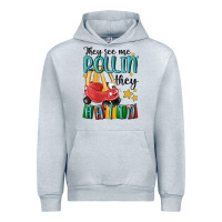 Heather Grey they see me rollin' they hatin' Urban Hoodie - MaliasSmallBusiness