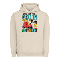 Pigment French Oak they see me rollin' they hatin' Urban Hoodie - MaliasSmallBusiness