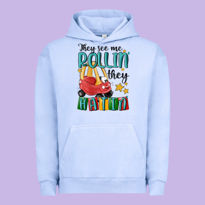 They See Me Rollin' They Hatin' Urban Hoodie Designed By Maliassmallbusiness