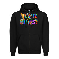 Black love wins Zipper Hoodie - Zillion Design Studio
