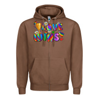 Chestnut love wins Zipper Hoodie - Zillion Design Studio