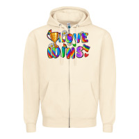 Sandshell love wins Zipper Hoodie - Zillion Design Studio