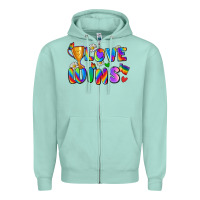 Seafoam love wins Zipper Hoodie - Zillion Design Studio