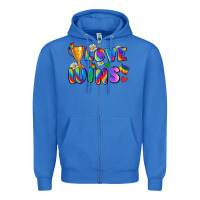 True Royal love wins Zipper Hoodie - Zillion Design Studio