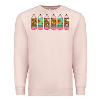 Pale Pink western teacher pencils 16oz libbey glass Premium Sweatshirt - HRA Design Shop