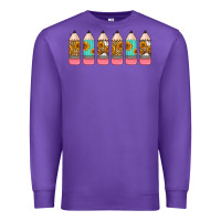 Purple western teacher pencils 16oz libbey glass Premium Sweatshirt - HRA Design Shop