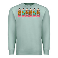 Seafoam western teacher pencils 16oz libbey glass Premium Sweatshirt - HRA Design Shop