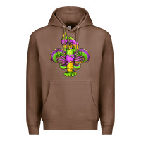 Chestnut mardi gras crawfish fleur de lis Premium Hoodie - Jasminsmagicworld