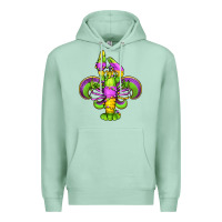 Seafoam mardi gras crawfish fleur de lis Premium Hoodie - Jasminsmagicworld
