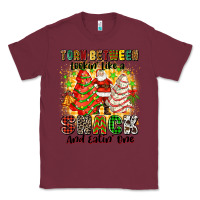 Burgundy torn between lookin' like a snack and eatin' one Classic Tee - Zillion Design Studio