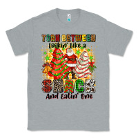 Heather Grey torn between lookin' like a snack and eatin' one Classic Tee - Zillion Design Studio