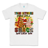 White torn between lookin' like a snack and eatin' one Classic Tee - Zillion Design Studio