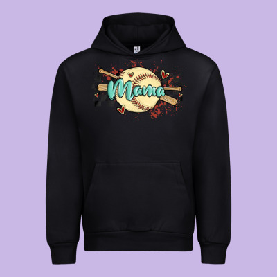 Softball Mama Urban Hoodie Designed By Maliassmallbusiness