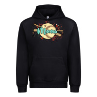 Black softball mama Urban Hoodie - MaliasSmallBusiness
