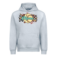 Heather Grey softball mama Urban Hoodie - MaliasSmallBusiness