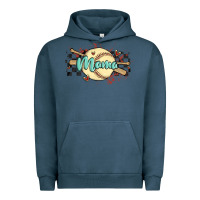 Pigment Midnight Navy softball mama Urban Hoodie - MaliasSmallBusiness