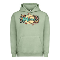 Pigment Oil Green softball mama Urban Hoodie - MaliasSmallBusiness