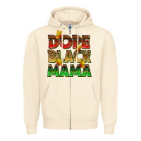 Dope Black Mama With Butterflies Zipper Hoodie | Teevron