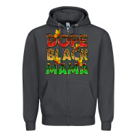 Smoke dope black mama with butterflies Zipper Hoodie - texasbilliewilder