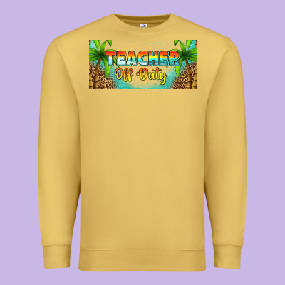 Western Teacher Off Duty 16oz Libbey Glass Premium Sweatshirt Designed By Hra Design Shop