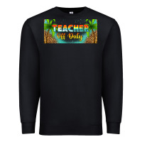 Black western teacher off duty 16oz libbey glass Premium Sweatshirt - HRA Design Shop