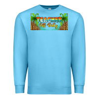 Ocean Blue western teacher off duty 16oz libbey glass Premium Sweatshirt - HRA Design Shop