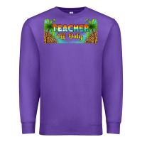 Purple western teacher off duty 16oz libbey glass Premium Sweatshirt - HRA Design Shop