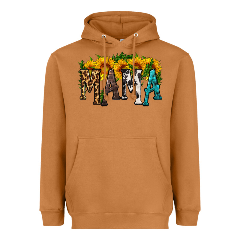 Mama With Sunflower Heavyweight Hoodie by HRA Design Shop | Teevron