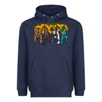 Navy mama with sunflower Heavyweight Hoodie - HRA Design Shop