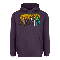 Plum mama with sunflower Heavyweight Hoodie - HRA Design Shop