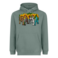 Sage mama with sunflower Heavyweight Hoodie - HRA Design Shop