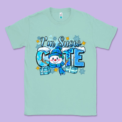 I'm Snow Cute Classic Tee Designed By Zillion Design Studio