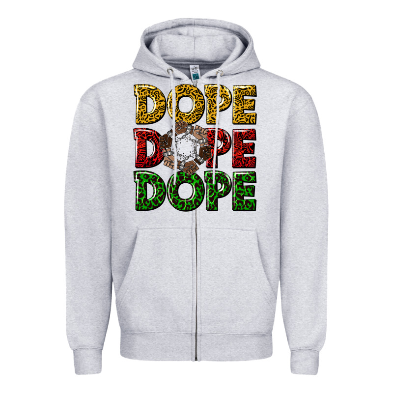 Dope Dope Dope Zipper Hoodie by texasbilliewilder | Teevron