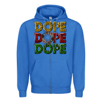 True Royal dope dope dope Zipper Hoodie - texasbilliewilder