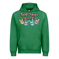 Emerald god says you are easter Urban Hoodie - MaliasSmallBusiness
