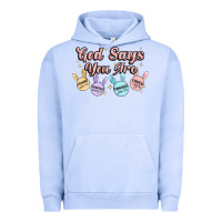 Pigment Grape Ice god says you are easter Urban Hoodie - MaliasSmallBusiness