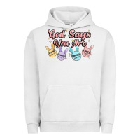 Pigment Lunar Rock god says you are easter Urban Hoodie - MaliasSmallBusiness