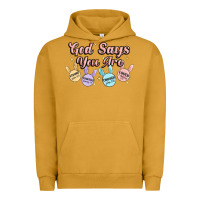 Pigment Peanut Butter god says you are easter Urban Hoodie - MaliasSmallBusiness