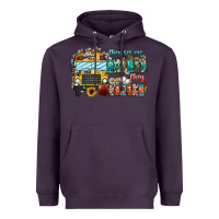 Plum They See Me Rollin' They Waiting Heavyweight Hoodie - CowhideDigitalArt